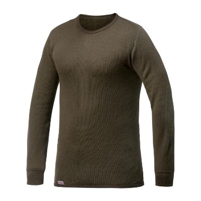 Woolpower Crewneck 200 Skiundertrøje Pine/Green