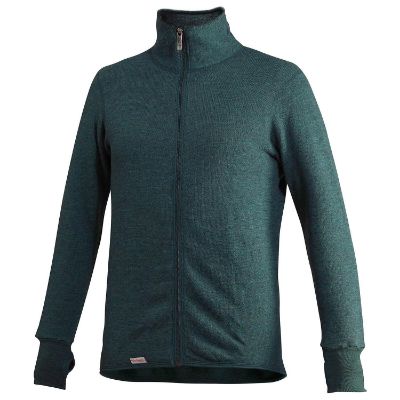 Woolpower Full Zip Jacket 400 Forest  Green