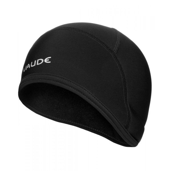 Vaude Bike varm svart cykelmössa Black/White