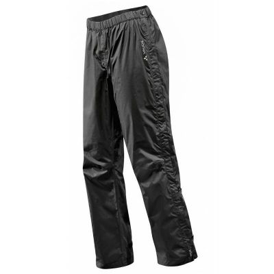 Vaude Womens fluid full zip pants regnbukser Black