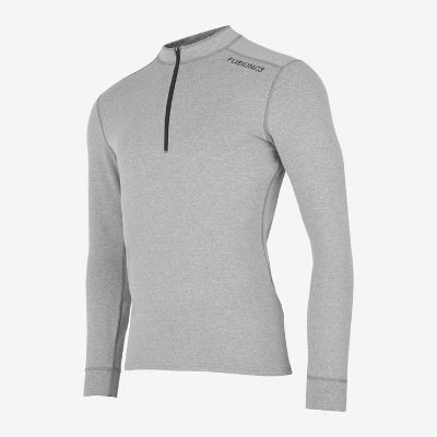 Fusion C3 Zip Neck Tränings Tröja Grey Melange