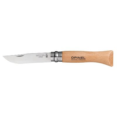 Opinel N°9 Kolstål 9,0 cm Beige