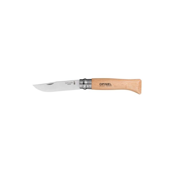 Opinel N°8 Stainless 8,5 cm Bøg