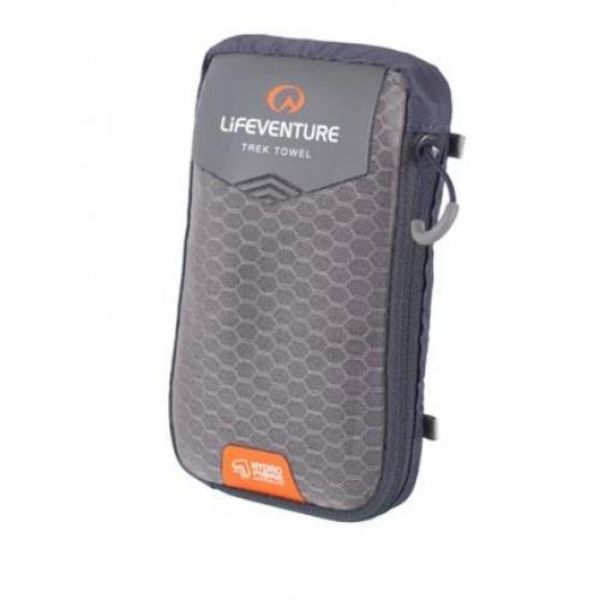 Lifeventure HydroFibre Trekhandduk - Stor Grey