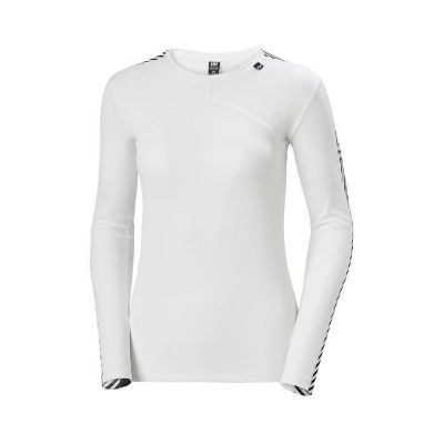 Helly Hansen Lifa Crew Skiundertröja Stripe W White