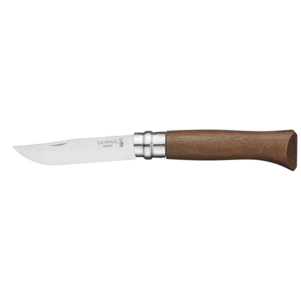 Opinel No8 Rostfritt 8,5 cm. Valnöt