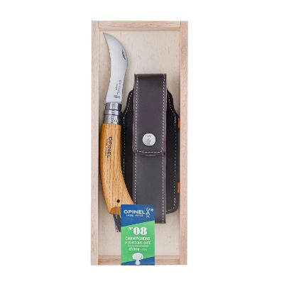 Opinel Svampkniv NO. 8 I Presentask Olive