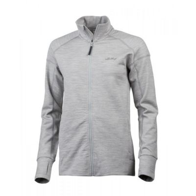 Lundhags Ullto Merino Ws Full Zip Light Grey
