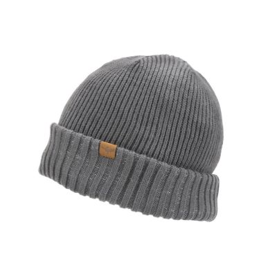 Sealskinz vattentät kallt väder rulle manschett mössa Grey