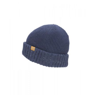 Sealskinz vattentät kallt väder rulle manschett mössa Navy Blue