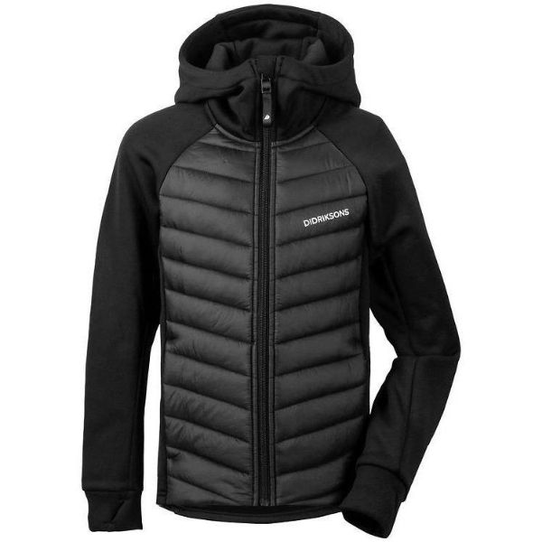 Didriksons Tovik Girls Hoodie 3 Black