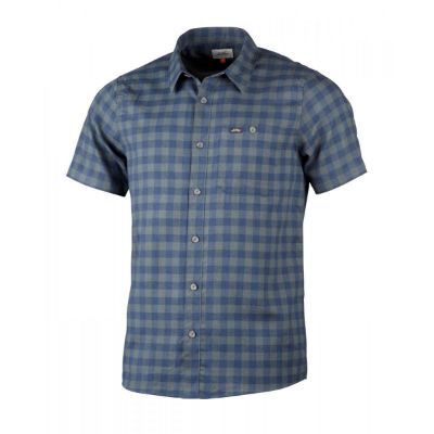 Lundhags Ekren Ms SS Shirt  Deep Blue
