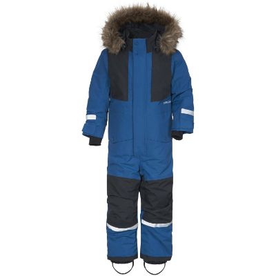 Didriksons Björnen Flyverdragt Str 80 Blue/Black