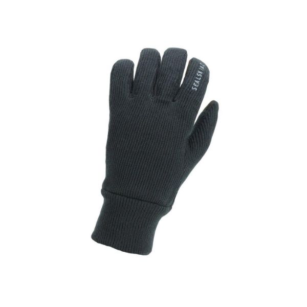 Sealskinz Vindtät Alla Väderstickad Handske Black