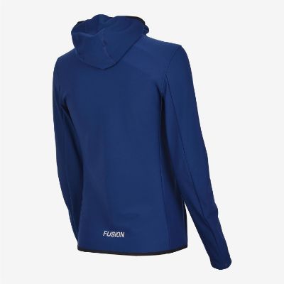 Stilfuld og funktionel Women's Recharge Hoodie med lynlås, opkradset fleece og unik isoleringsevne. Perfekt til aktive kvinder, der søger komfort og stil i farven Night Blue