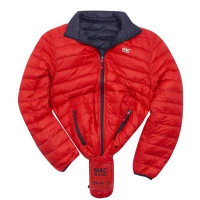 Mac in a Sac Polar Down Ms Navy/Red