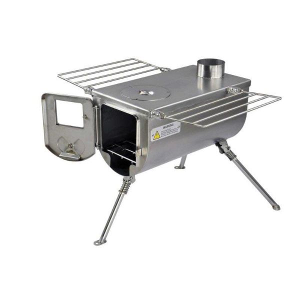 Winnerwell Woodlander 1G L-sized Cook Camping Stove Steel
