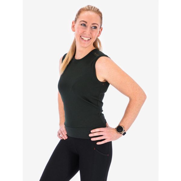 Fusion Kvinnors Pure Yoga Top Nova Green