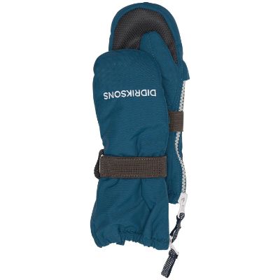 Didriksons Biggles Zip Mittens 6 445/Dive Blue