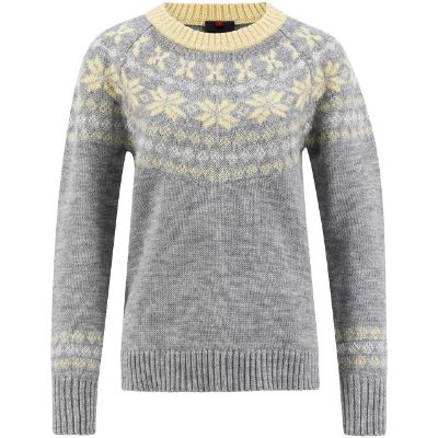 Ulvang Lundhags Eio-tröja Ws Grey Melange/Parsnip/Vanilla