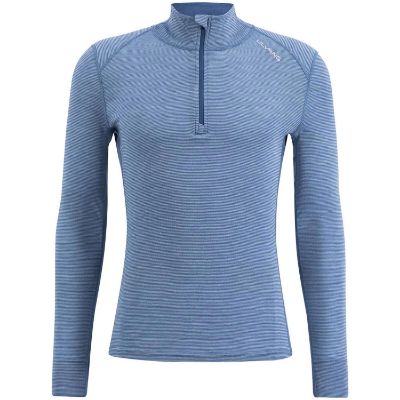 Ulvang Rav 100 turtle neck zip herr Indian Teal/Smoke Blue