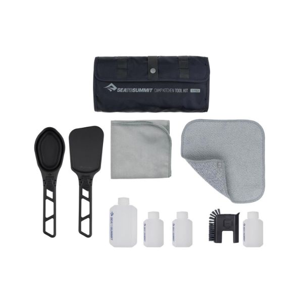 Sea to Summit Camp Kitchen Tool Kit 10 Piece Set Black