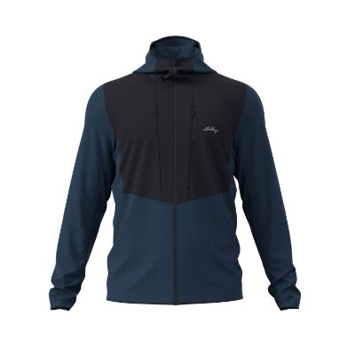 Lundhags Padje Merino Block Hoodie M Light Navy