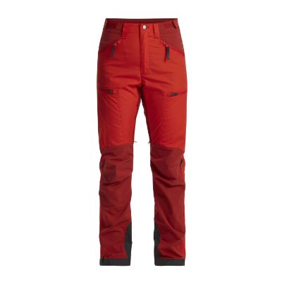 Lundhags Makke High Waist Curved Pant W Lively Red/Mellow Red