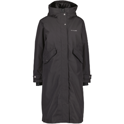 Didriksons Mia Dams Parka Lång Black