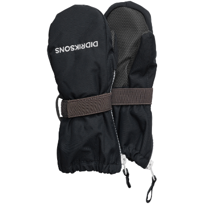 Didriksons Biggles Kid's Zip Mittens Classic Black