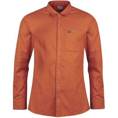 Lundhags Ekren Solid Ms LS Skjorta Amber