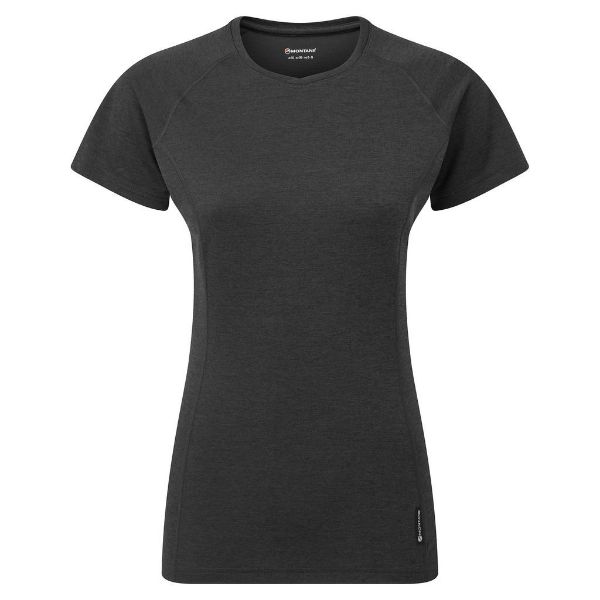 Montane FEM DART T-SHIRT Black