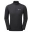 DART THERMO ZIP NECK - Black