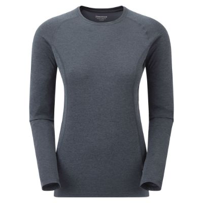 Montane F DART LONG SLEEVE T-SHIRT Eclipse Blue