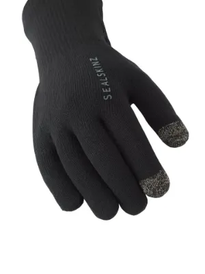 Sealskinz Anmer Vattentät Alla Väder Ultra Grip Stickad Handske Black