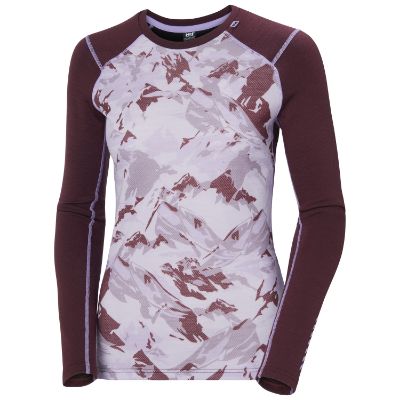Helly Hansen LIFA Merino Midweight Graphic Crew Hickory Mountain Camo