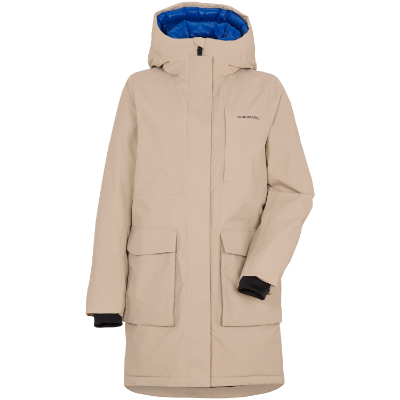 Didriksons Leya Womens Parka 2 Clay Beige