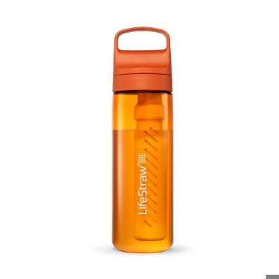 LifeStraw Go 2.0 Water Filter Bottle 22o - Kyoto Orange