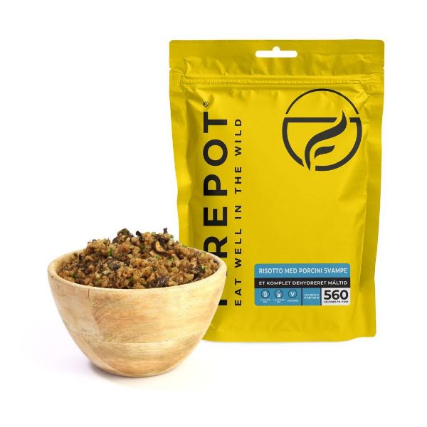 Firepot Risotto med Porcini Svampe - Reg