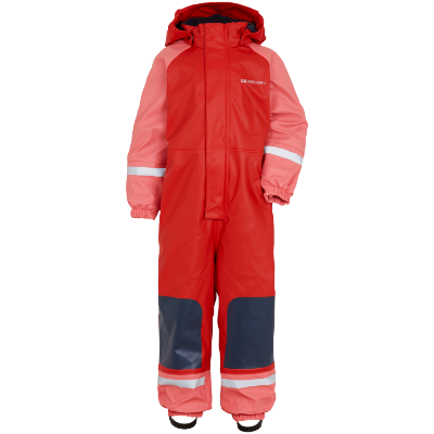 Didriksons Colorado Kids' Galon® Coverall i peach rose