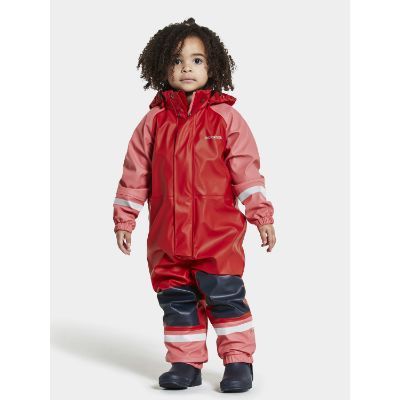 Didriksons Colorado Kids' Galon® Coverall i peach rose