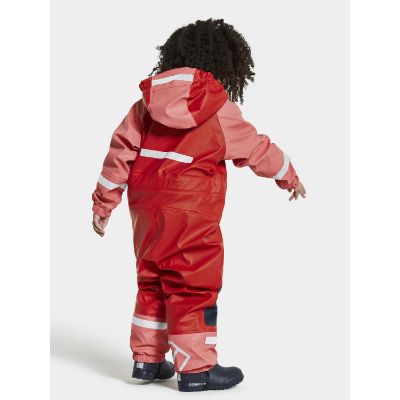 Didriksons Colorado Kids' Galon® Coverall i peach rose