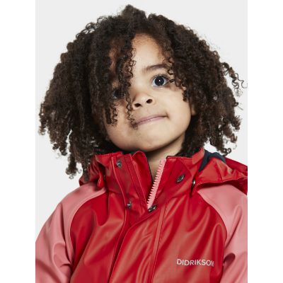 Didriksons Colorado Kids' Galon® Coverall i peach rose