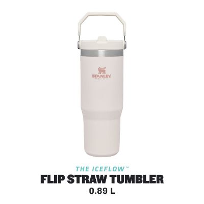Stanley Iceflow Flip Straw Tumbler 0,89 i farven Rose