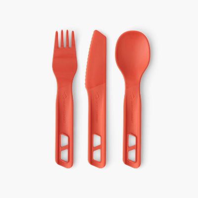 Sea to Summit Passage Cutlery Set - [3 Piece - Orange]