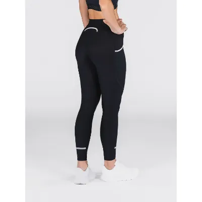 Sorte Fusion C3 X-Long Løbetights - Slidstærke tights med ekstra længde til løb og træning