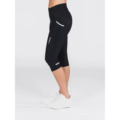Sorte Fusion C3 3/4 Tights til løb og træning 
