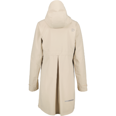 Didriksons Bea Women's Parka 6 er designet til at modstå de fleste vejrforhold, da den ikke er isoleret, men samtidig er vind- og vandtæt, så du kan holder dig varm i blæsevejr eller tør i sommerregn.    Parkaens justerbar hætte og høj krave beskytter dit ansigt og din hals mod vind og regn. De praktiske  lommer giver dig mulighed for at opbevare dine vigtigste ejendele sikkert og let tilgængeligt.  Bea er har en flot pasform giver et elegant udseende, som kan justeres i taljen. Uanset om du bevæger dig gennem byens gader eller udforsker naturen, vil Didriksons Bea Women's Parka 6 holde dig varm, komfortabel og stilfuld.