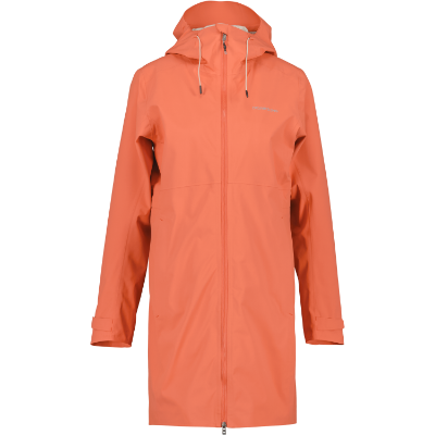 Didriksons Bea Women's Parka 6 er designet til at modstå de fleste vejrforhold, da den ikke er isoleret, men samtidig er vind- og vandtæt, så du kan holder dig varm i blæsevejr eller tør i sommerregn.   Parkaens justerbar hætte og høj krave beskytter dit ansigt og din hals mod vind og regn. De praktiske  lommer giver dig mulighed for at opbevare dine vigtigste ejendele sikkert og let tilgængeligt. Bea er har en flot pasform giver et elegant udseende, som kan justeres i taljen. Uanset om du bevæger dig gennem byens gader eller udforsker naturen, vil Didriksons Bea Women's Parka 6 holde dig varm, komfortabel og stilfuld.