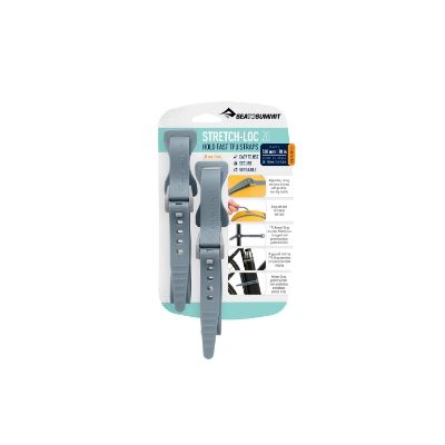 Sea to Summit Stretch-Loc 20 - 20mm x 500mm 2 Pack  Charcoal